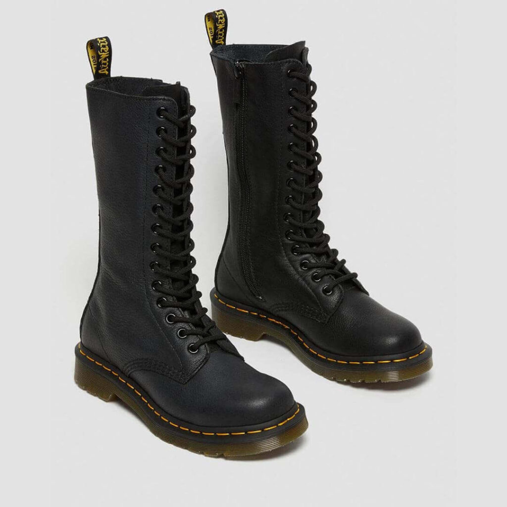 Botas Altas 1b99 en Piel Blanda Virginia