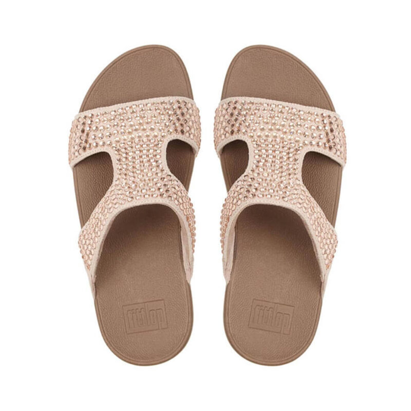 Sandalias Glitzie Slide - Nude