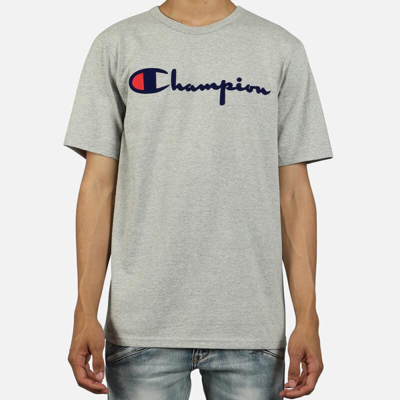 Polera Champion Heritage Direct Flock Script