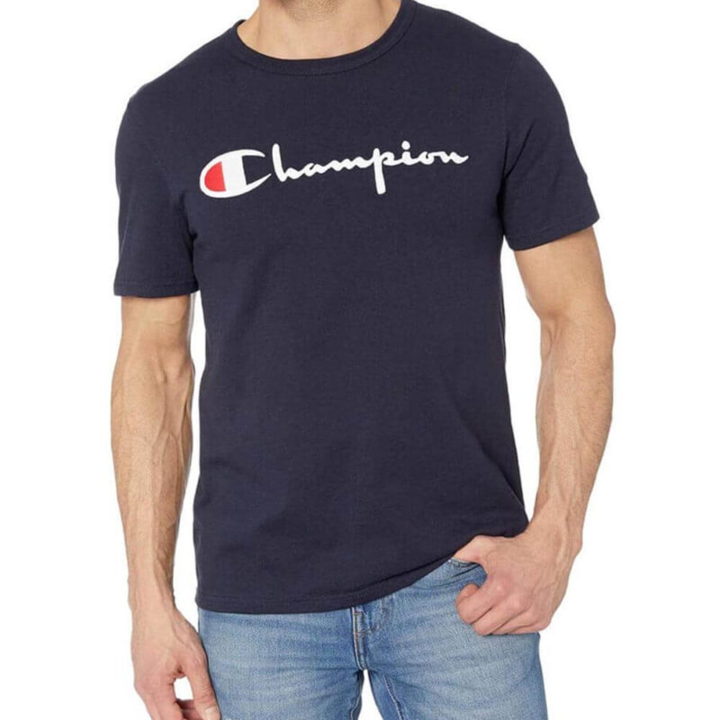 Polera Champion Heritage Direct Flock Script