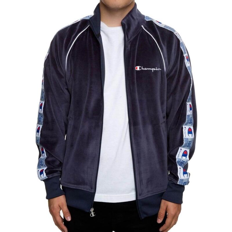 Velour Track Jacket