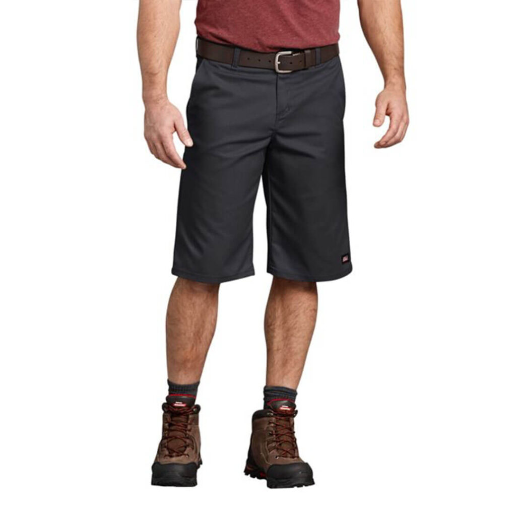 Genuine dickies pantalón corto de bolsillo multiuso flexible de ajuste relajado de 13 “