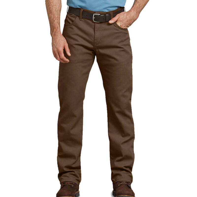 Flex pantalón de 5 bolsillos tough max ™ duck de pierna recta y corte regular