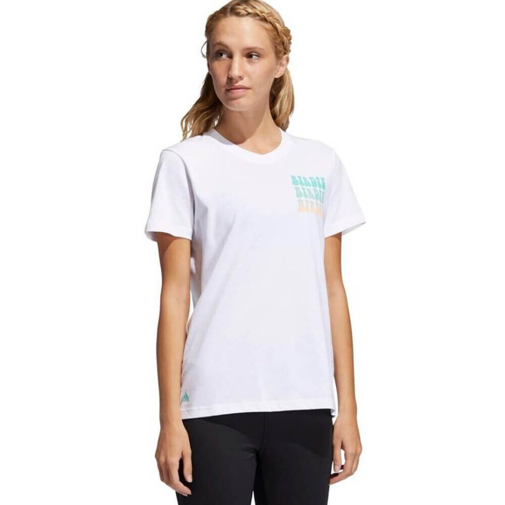 Women's Birdie Graphic White T-Shirt
