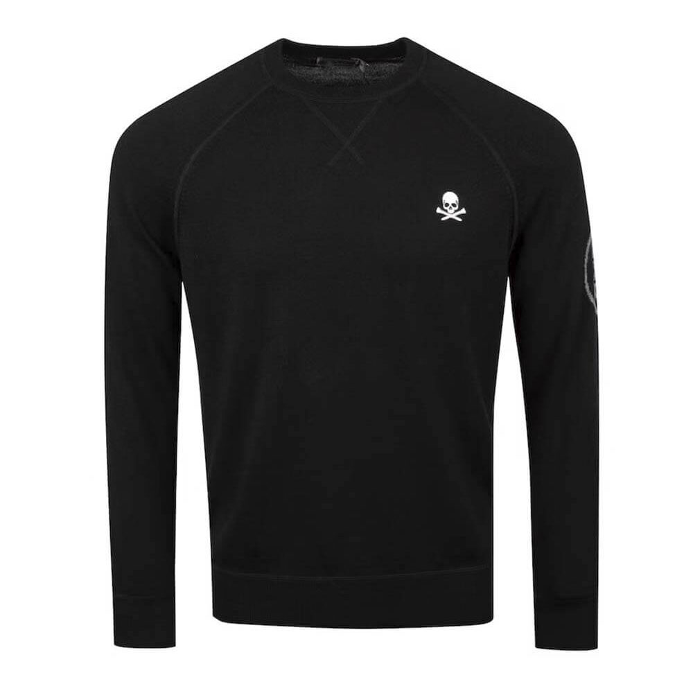 x Trendy GOLF Skull & T's Crewneck Sweater Onyx