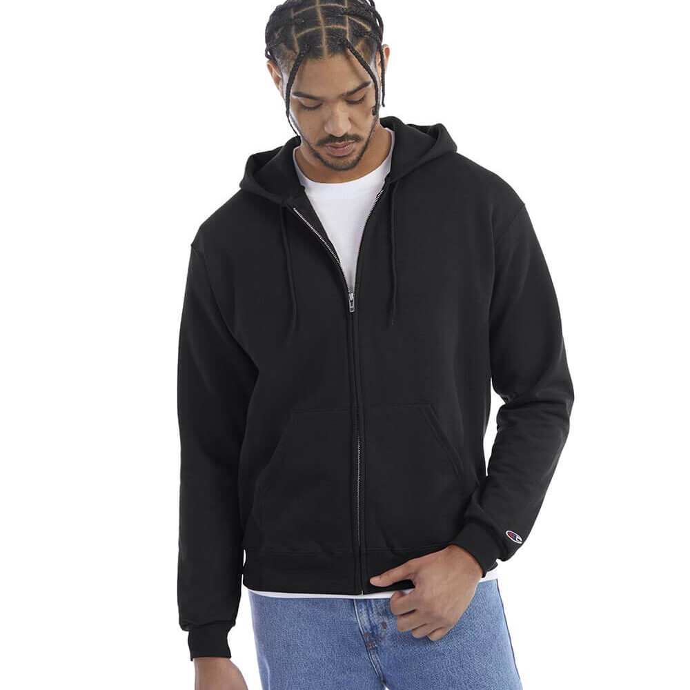 Adult Powerblend® Full-Zip Hooded Sweatshirt