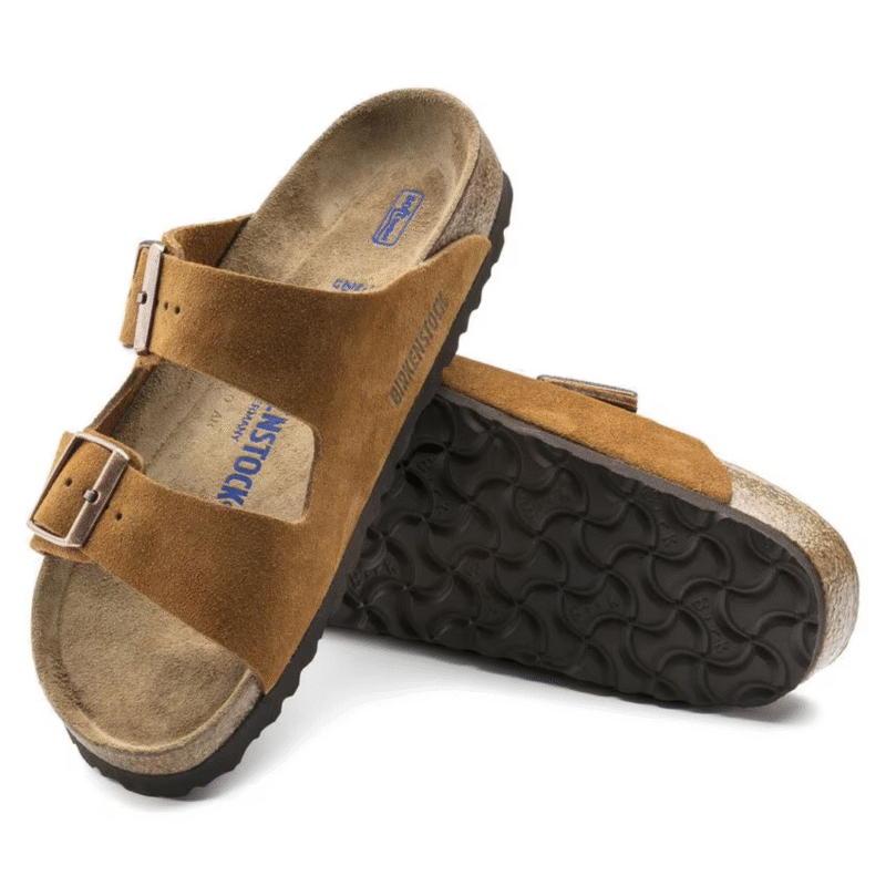 Arizona Soft Footbed Suede Leather - Mink